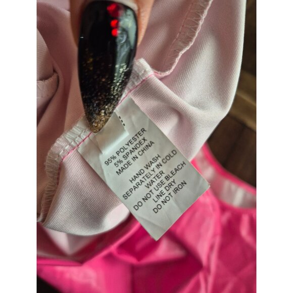 Hot Pink Sleeveless Bodycon Dress Medium - Picture 3 of 4